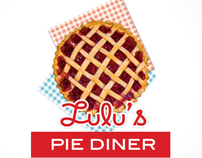 Lulu's Pie Diner Identity Design- Relay for Life Theme