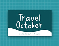 Travel October free font for commercial use