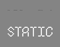 Static - A Display Typeface