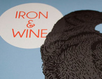 Iron & Wine Screen Print Poster