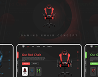 Gaming Chair-landing Page Concept