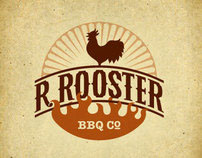 R. Rooster BBQ Company Logo Design