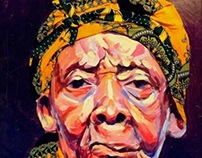 Mwanamke Ni Effort paintings