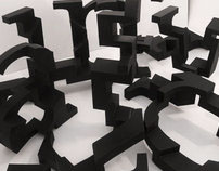A Three Dimensional Typeface