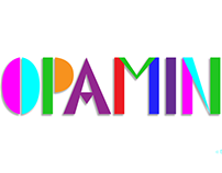 DOPAMINE Lettering -Animated GIF