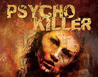 "Psycho" Horror Film Poster Template