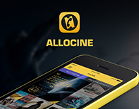 AlloCine - Concept Mobile app