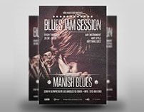 Alternative / Grunge / Blues Jam Session Flyer