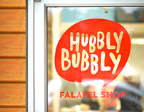 Hubbly Bubbly Falafel Shop Branding