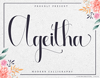 Ageitha - Modern Calligraphy Font