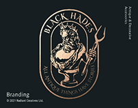Black Hades Antique Gallery Branding
