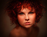 Redhead - Digital Painting