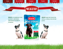 Wauh! dog food website