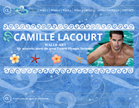 Camille Lacourt Art-Website