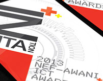 2013 NEF-AWANI ICT AWARDS INVITATION CARD DESIGN