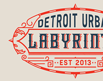Detroit Urban Labyrinth Branding
