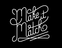 "Make It Match" custom clothing brand_school assignment