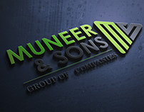 Muneer & Sons Corporate Creative Logo