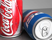Cola Cans 3D