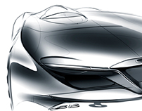 Car design sketches #3