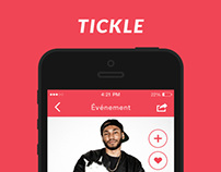 Tickle - Concept Mobile app