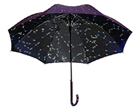 Starry night umbrella
