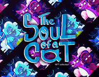 NFT collection "The Soul of a Cat". Character design
