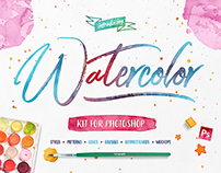 Watercolor Kit For Photoshop