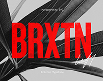 Brixton SVG - Handprinted Font (Free download)
