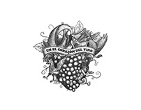 "En el Corazón del Vino" - Illustration & Branding