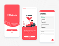 Lifetrack To-do App Design UI/UX