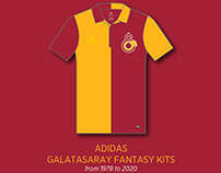 adidas Galatasaray Fantasy Kits // from 1978 to 2020