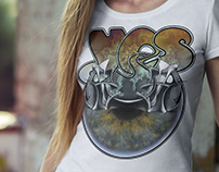 YES "Open Your Eyes Tour" T-shirt Design