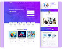 Creative Online Education Landing Page