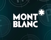"The Beauty Of A Second" Typeface for Mont Blanc