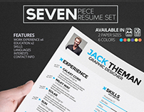 Se7en Piece Resume / CV Set