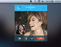 Skype menu bar