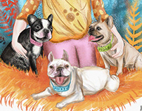 Las 3 Mosqueteras caninas- Ilustraciones