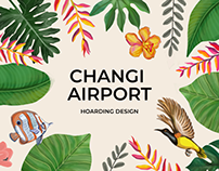 Illustrations for Changi Airport, Singapore