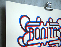 Bonita Typographic Print