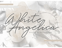 WHITE ANGELICA - 100% FREE HANDWRITTEN SCRIPT FONT