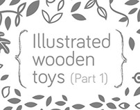 Illustrated wooden Toys 1