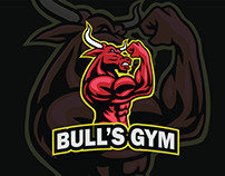 Bull's Gym Logo Design