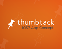 Thumbtack - iOS7 Concept
