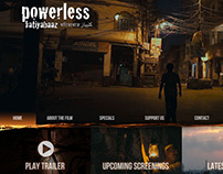 Powerless Film website for Globalistan Productions
