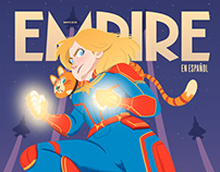Revista Empire Cap Marvel