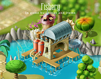 Fishery: In game buildings and items