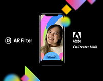 Adobe CoCreate: MAX 2021 3D/AR | Instagram AR Filter