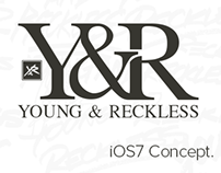 Young & Reckless - iOS7 Concept