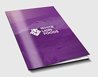 Brochure para White Lion Foods